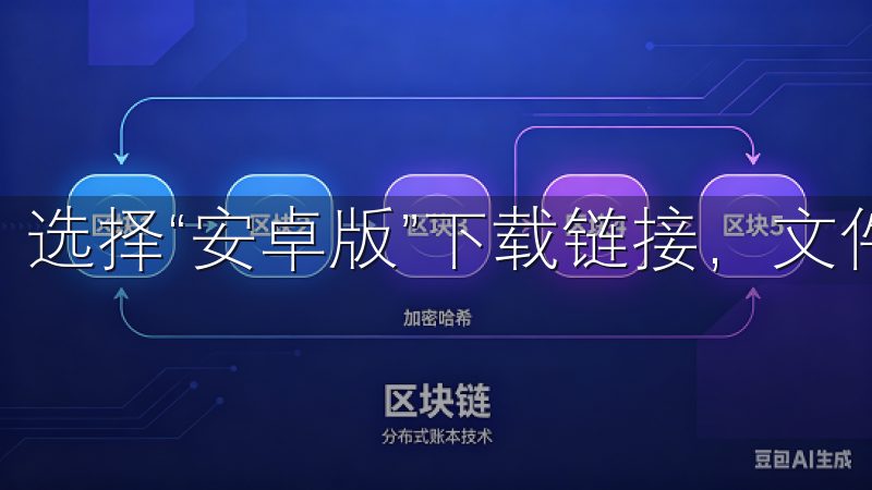选择“安卓版”下载链接，文件会自动开始下载。