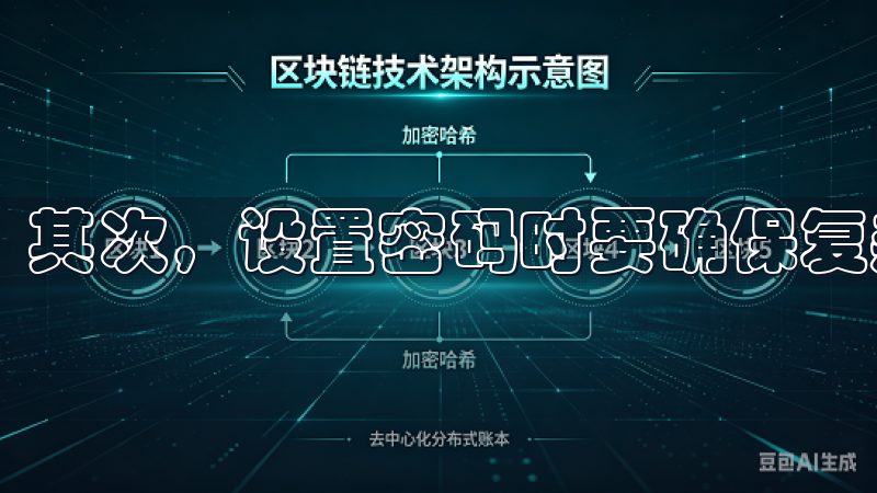 其次，设置密码时要确保复杂度足够高，以保护你的账户安全。