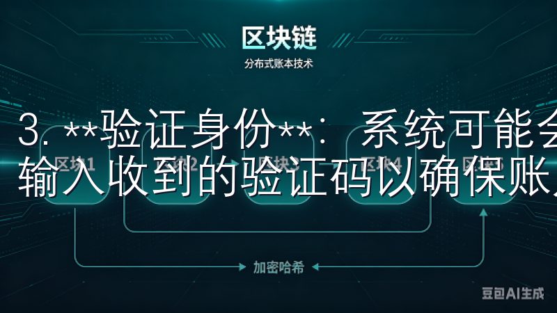3. **验证身份**：系统可能会要求您进行手机号验证，输入收到的验证码以确保账户安全。