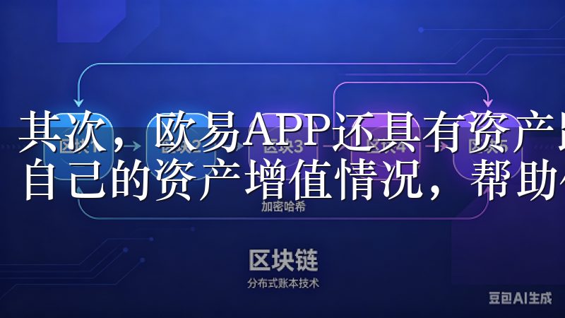 其次，欧易APP还具有资产跟踪功能，可以让用户直观地看到自己的资产增值情况，帮助他们做出更明智的财务决策。