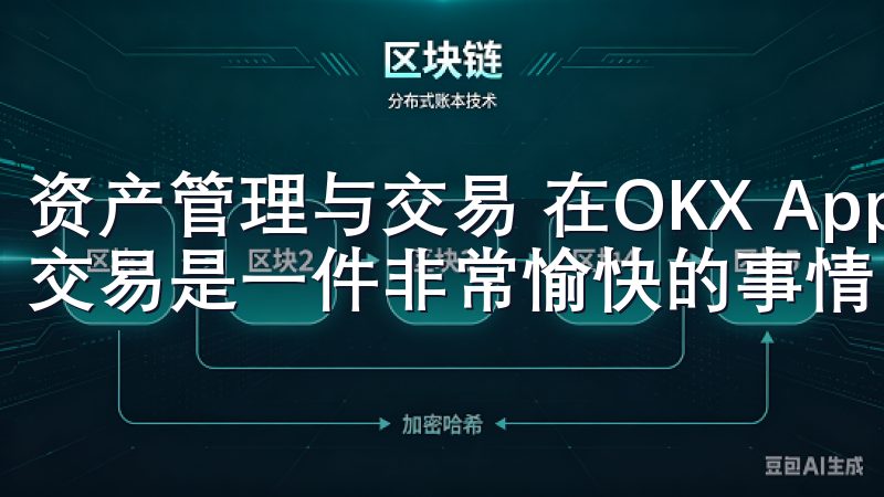 资产管理与交易 在OKX App上管理我的数字资产和进行交易是一件非常愉快的事情。