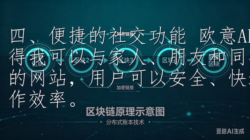 四、便捷的社交功能 欧意APP也提供了便捷的社交功能,使得我可以与家人、朋友和同事分享日程安排和待办事项通过我们的网站,用户可以安全、快速地获取丰富的资源与工具,提升工作效率。