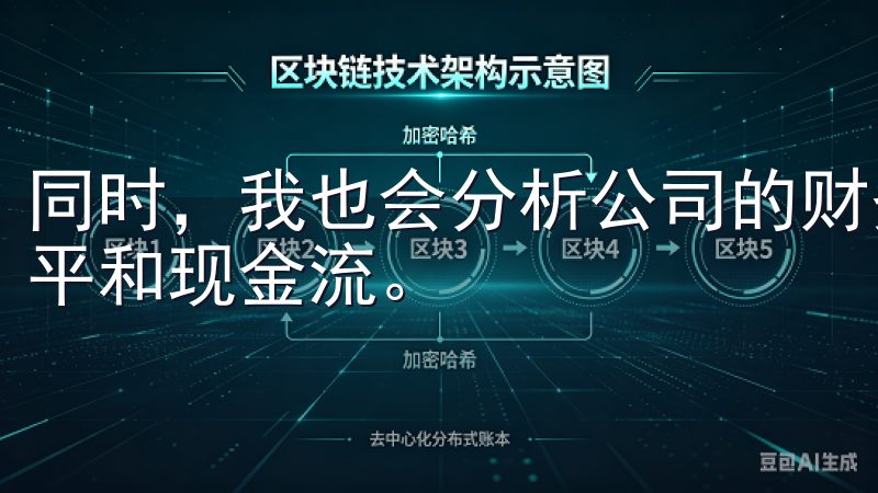 同时，我也会分析公司的财务健康状况，包括盈利能力、负债水平和现金流。