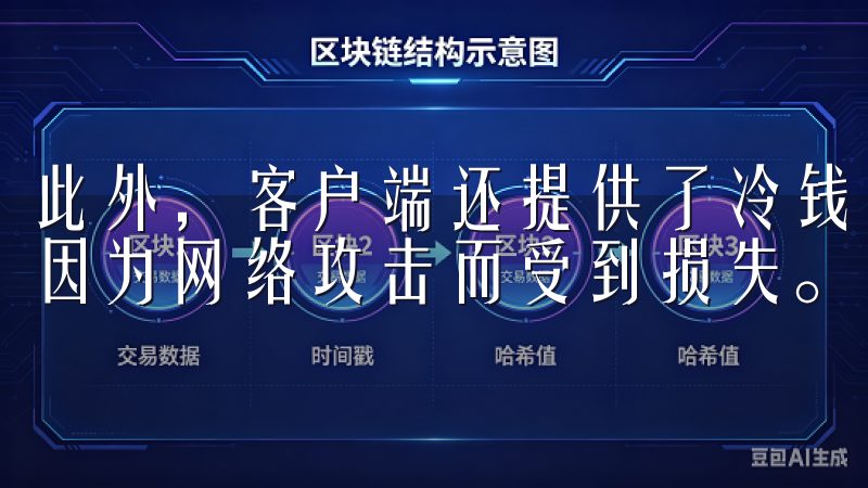 此外，客户端还提供了冷钱包存储功能，确保你的数字资产不会因为网络攻击而受到损失。