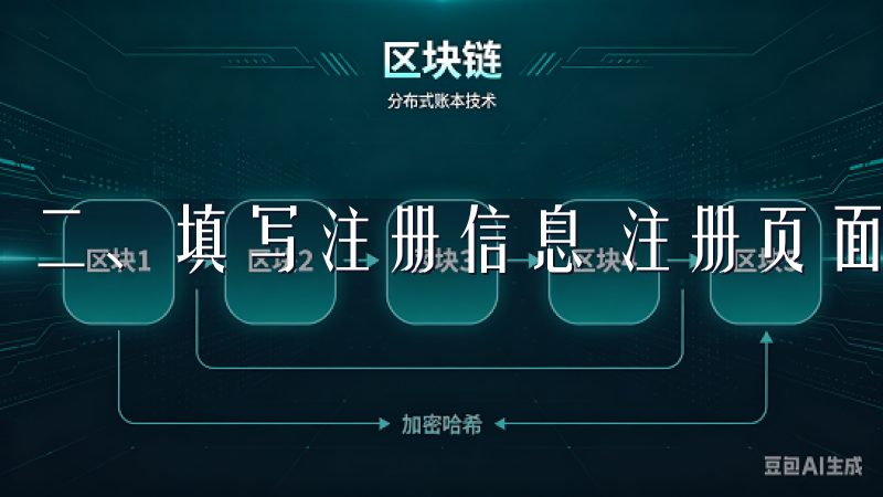 二、填写注册信息 注册页面，你需要填写一些基本信息。