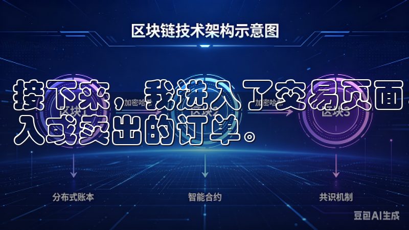 接下来，我进入了交易页面，选择了我想交易的币种，设置了买入或卖出的订单。