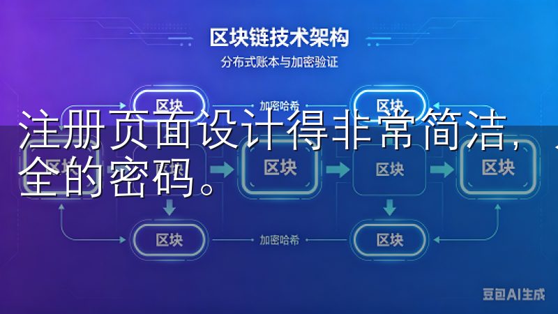 注册页面设计得非常简洁，只需填写你的邮箱地址和设置一个安全的密码。