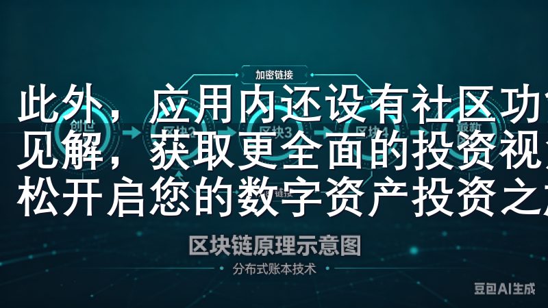 此外，应用内还设有社区功能，您可以与其他投资者分享经验和见解，获取更全面的投资视角下载我们的虚拟币交易APP，轻松开启您的数字资产投资之旅。