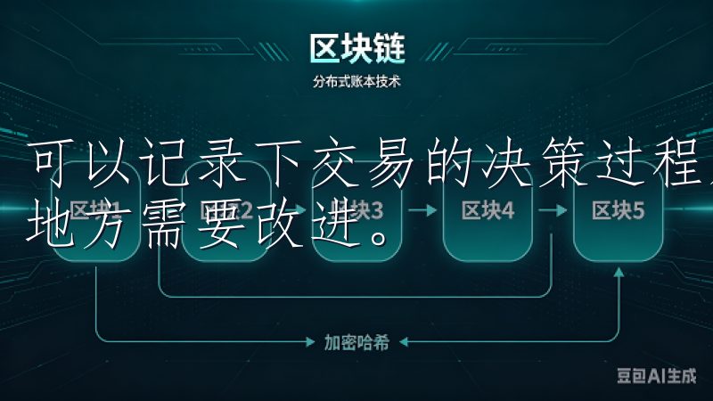 可以记录下交易的决策过程及结果，思考哪些地方做得好，哪些地方需要改进。