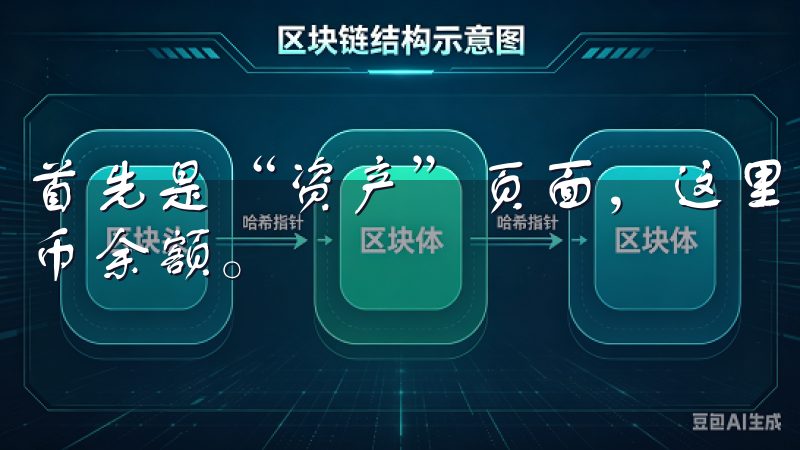 首先是“资产”页面，这里可以查看我的所有数字货币资产和法币余额。