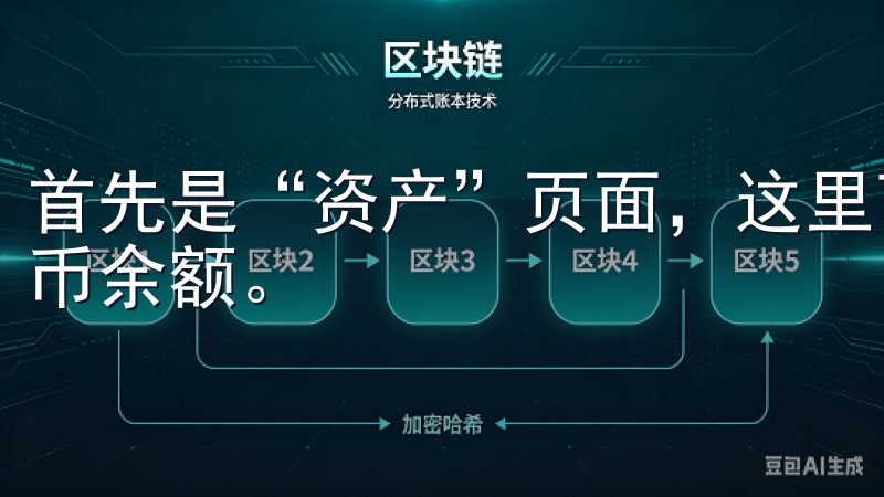 首先是“资产”页面，这里可以查看我的所有数字货币资产和法币余额。