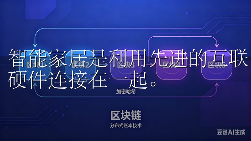 智能家居是利用先进的互联网和射频识别技术，将家中的电器、硬件连接在一起。