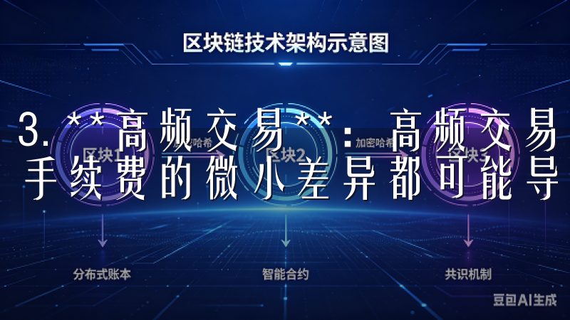 3. **高频交易**：高频交易者对手续费的敏感度极高，手续费的微小差异都可能导致交易策略的调整。