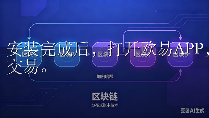 安装完成后，打开欧易APP，注册或登录你的账户，即可开始交易。
