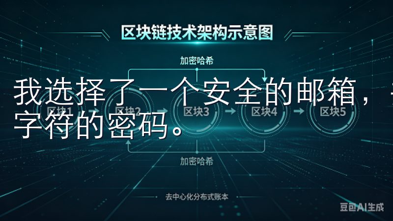 我选择了一个安全的邮箱，并设置了一个包含字母、数字和特殊字符的密码。