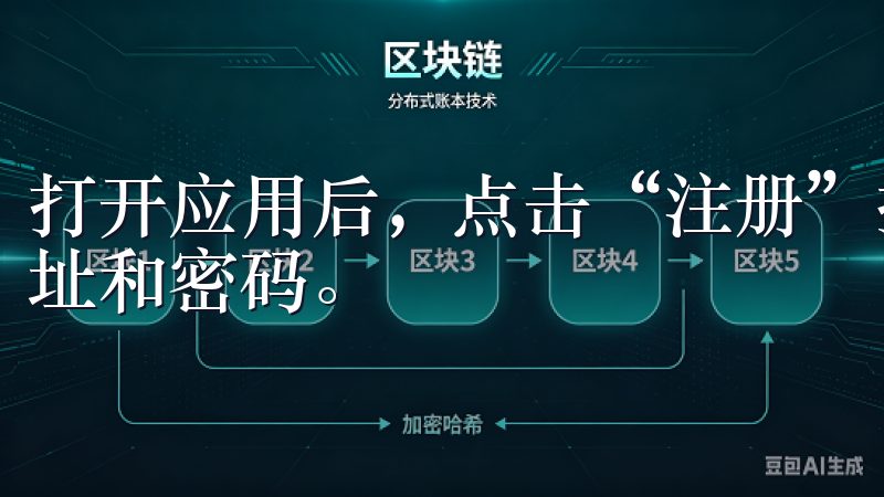 打开应用后，点击“注册”按钮，按照提示输入你的电子邮件地址和密码。