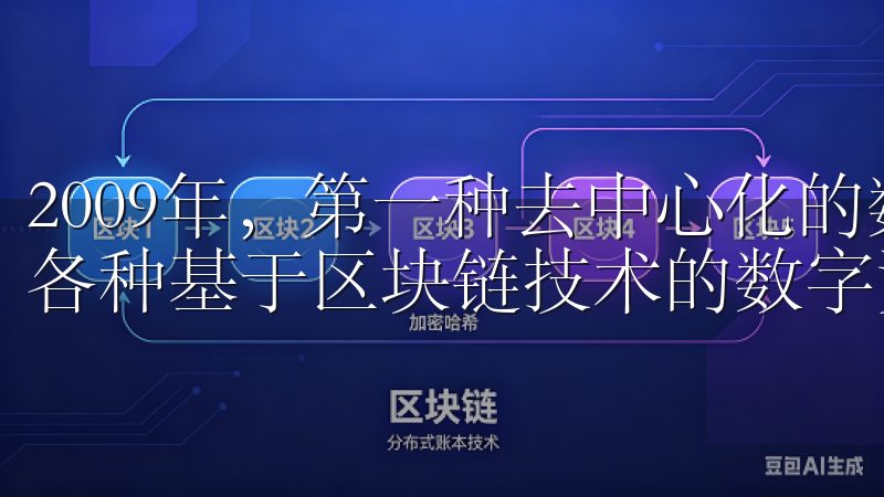 2009年，第一种去中心化的数字货币问世，随之而来的便是各种基于区块链技术的数字资产。