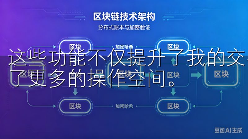 这些功能不仅提升了我的交易效率，还让我在加密货币市场中有了更多的操作空间。