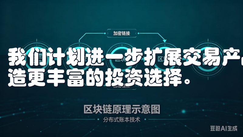 我们计划进一步扩展交易产品线，探索更多合作机会，为用户创造更丰富的投资选择。