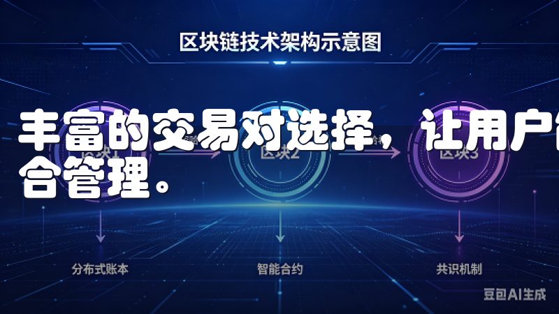 丰富的交易对选择，让用户能够全球范围内进行多样化的投资组合管理。