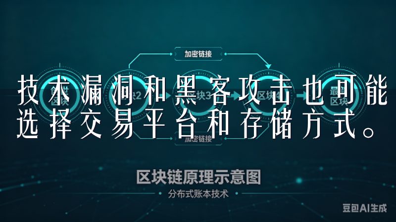技术漏洞和黑客攻击也可能导致数字资产的损失，投资者需谨慎选择交易平台和存储方式。