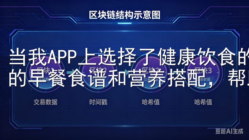 当我APP上选择了健康饮食的分类后，系统会主动推送适合我的早餐食谱和营养搭配，帮助我一天中获得充沛的能量。