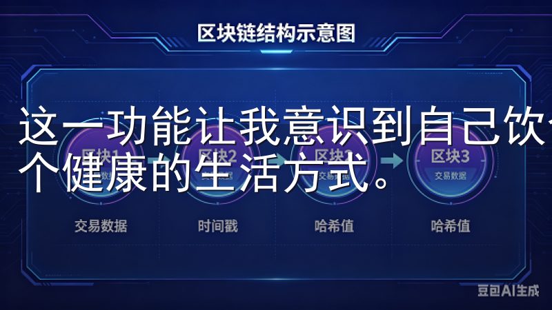 这一功能让我意识到自己饮食和运动方面的不足，激励我保持一个健康的生活方式。