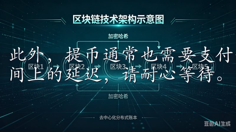 此外，提币通常也需要支付一定的手续费，并且提现可能会有时间上的延迟，请耐心等待。