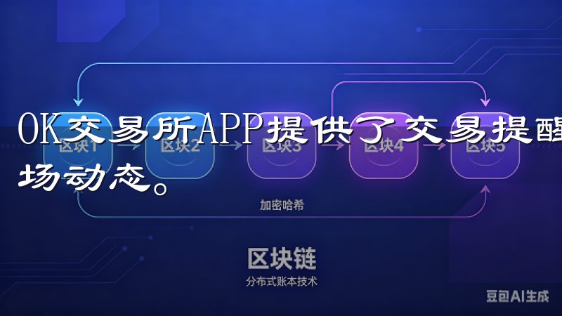OK交易所APP提供了交易提醒功能，可以帮助你及时了解市场动态。