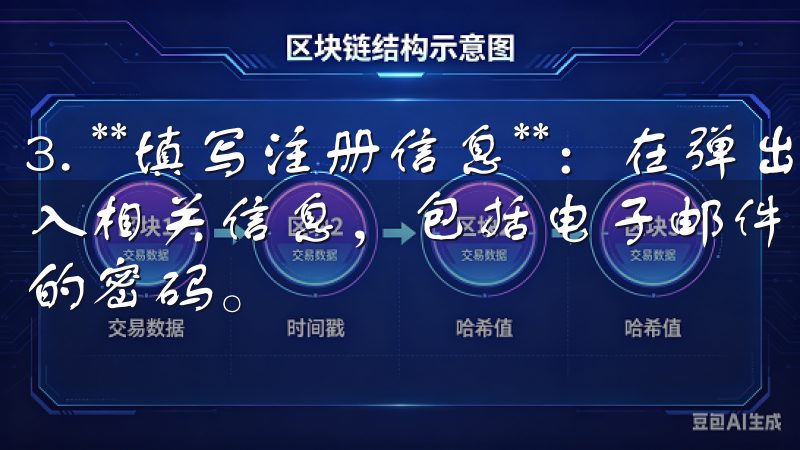 3. **填写注册信息**：在弹出的注册页面上，你需要输入相关信息，包括电子邮件地址或手机号码，以及设置一个安全的密码。