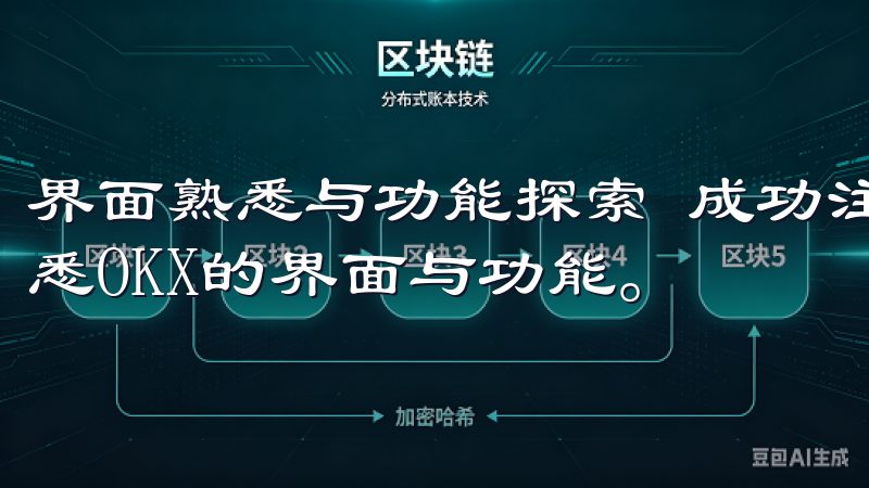界面熟悉与功能探索 成功注册后，投资新手需要花一些时间熟悉OKX的界面与功能。