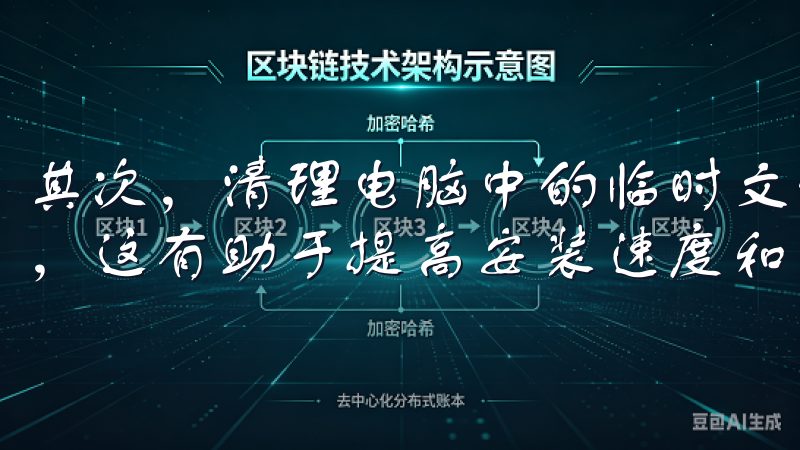 其次，清理电脑中的临时文件和多余程序，释放更多的硬盘空间，这有助于提高安装速度和系统性能。