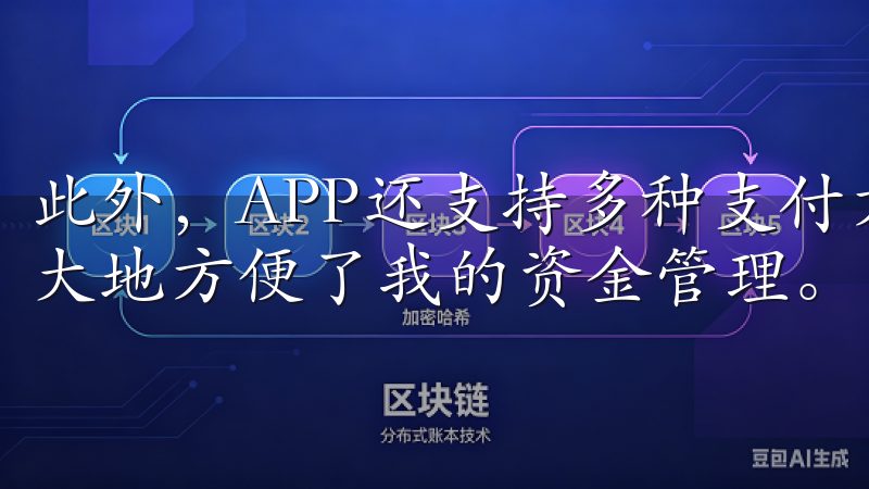 此外，APP还支持多种支付方式，包括银行卡和电子钱包，极大地方便了我的资金管理。