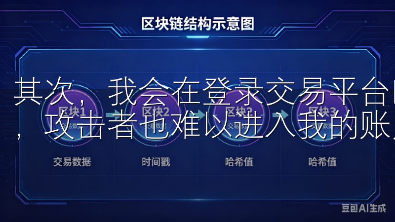 其次，我会在登录交易平台时使用双重认证，这样即使密码泄露，攻击者也难以进入我的账户。