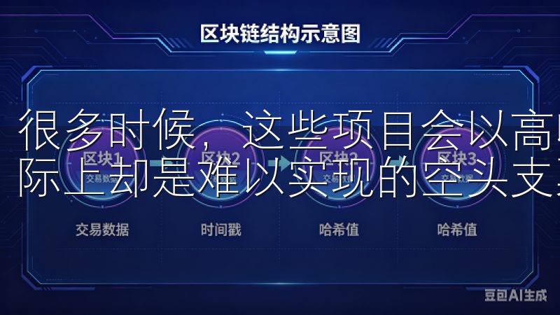 很多时候，这些项目会以高收益为诱饵，吸引投资者上钩，但实际上却是难以实现的空头支票。