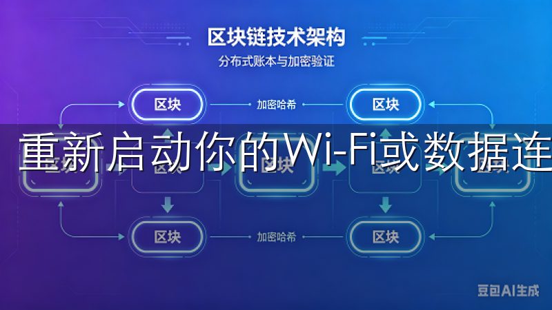 重新启动你的Wi-Fi或数据连接，通常能够解决问题。