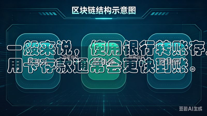 一般来说，使用银行转账存入资金需经过一定的处理时间，而信用卡存款通常会更快到账。