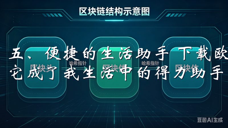 五、便捷的生活助手 下载欧意APP官方版后，我还意外发现它成了我生活中的得力助手。