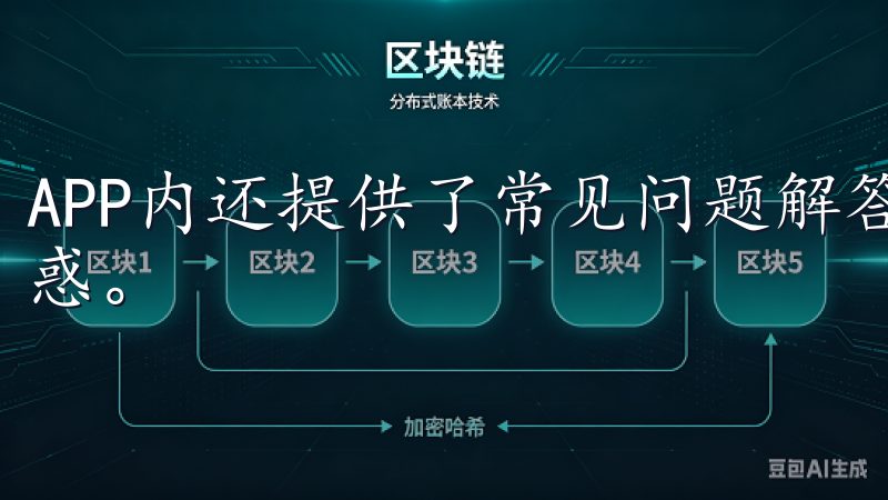 APP内还提供了常见问题解答，帮助用户快速解决一些常见疑惑。