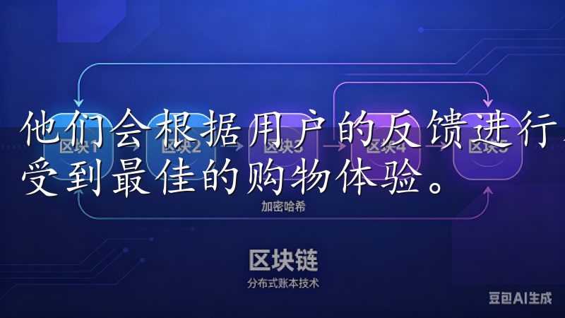 他们会根据用户的反馈进行不断优化，以确保每一位用户都能享受到最佳的购物体验。