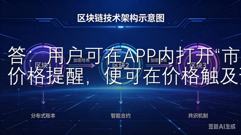 答：用户可在APP内打开“市场设定”，找到相应币种，设置价格提醒，便可在价格触及预设值时收到通知。
