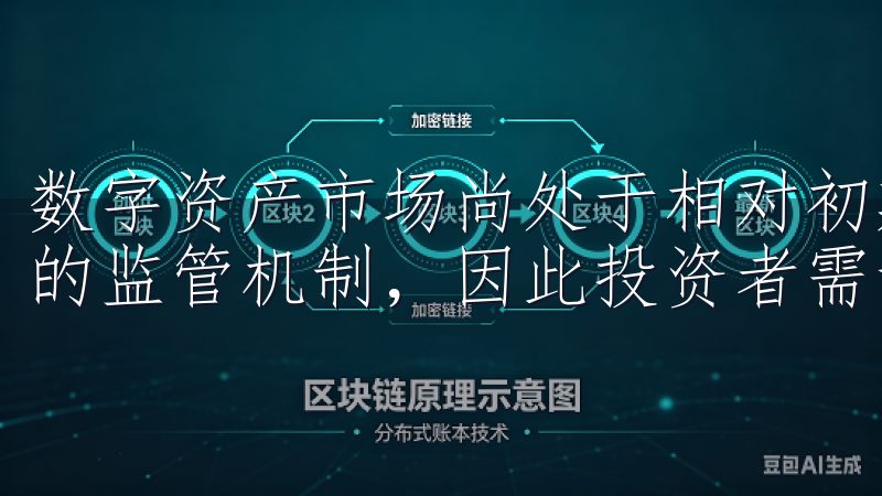 数字资产市场尚处于相对初期的阶段，价格波动剧烈，缺乏有效的监管机制，因此投资者需谨慎进入，制定清晰的投资策略。