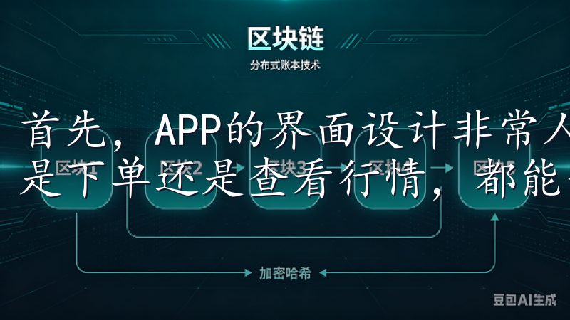 首先，APP的界面设计非常人性化，操作起来非常简单，无论是下单还是查看行情，都能一键完成。