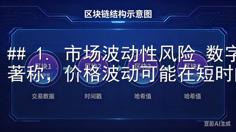 ## 1. 市场波动性风险 数字货币市场以其高度的波动性著称，价格波动可能在短时间内迅速变化。
