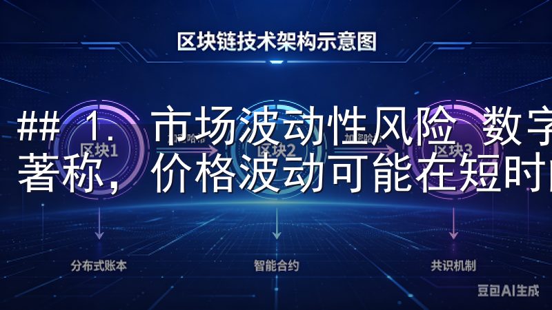 ## 1. 市场波动性风险 数字货币市场以其高度的波动性著称，价格波动可能在短时间内迅速变化。