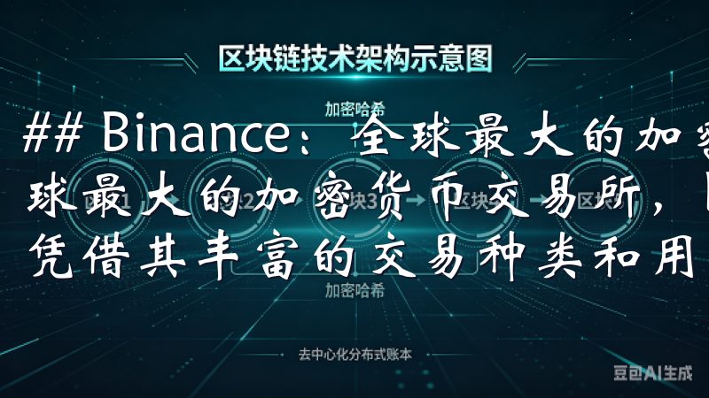 ## Binance：全球最大的加密货币交易平台 作为全球最大的加密货币交易所，Binance于2017年成立，凭借其丰富的交易种类和用户友好的界面迅速吸引了大量用户。