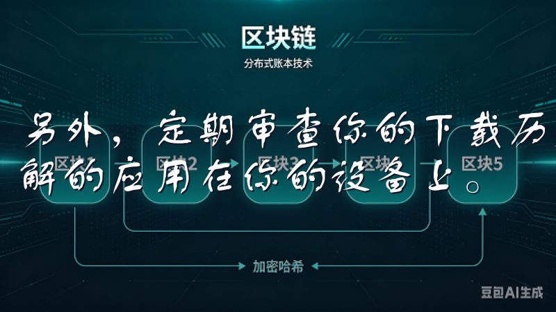 另外，定期审查你的下载历史和应用权限，确保只有你信任且了解的应用在你的设备上。