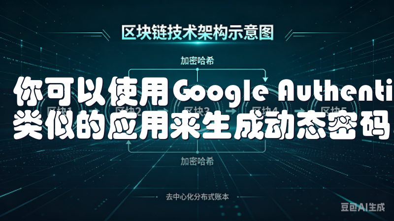 你可以使用Google Authenticator或其他类似的应用来生成动态密码。