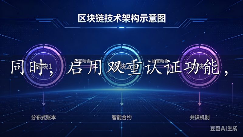 同时，启用双重认证功能，为自己的账户多添一道安全锁。