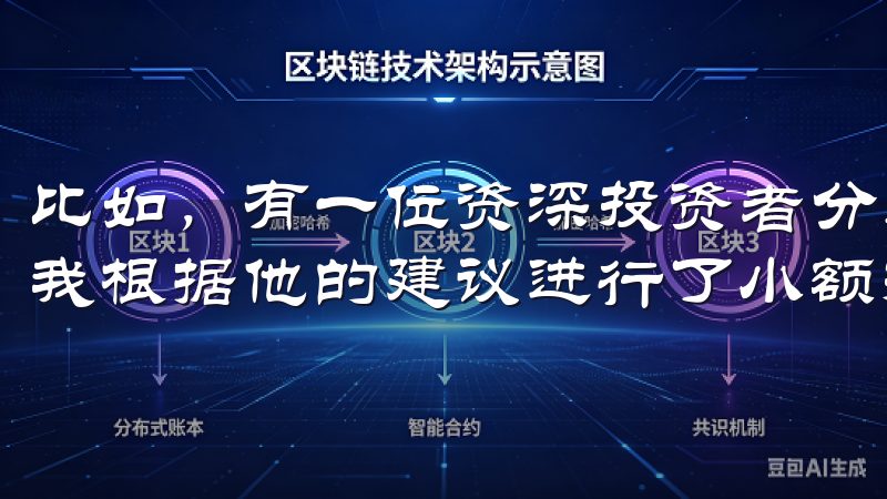 比如，有一位资深投资者分享了他对某个新兴加密货币的看法，我根据他的建议进行了小额投资，结果收益非常不错。